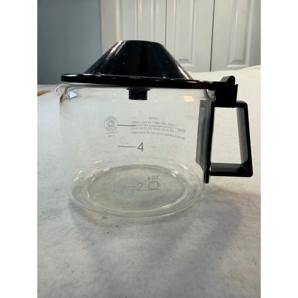 Medelco Cafe Brew Collection GL205 Glass Coffee Carafe Schott Duran Germany